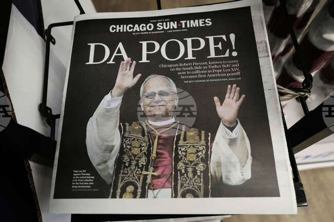 Папа Лъв XIV получи като подарък чикагска бира от губернатора на Илинойс 