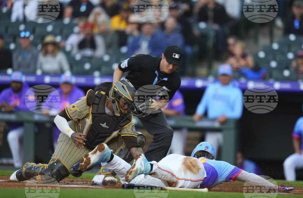 Padres Rockies Baseball