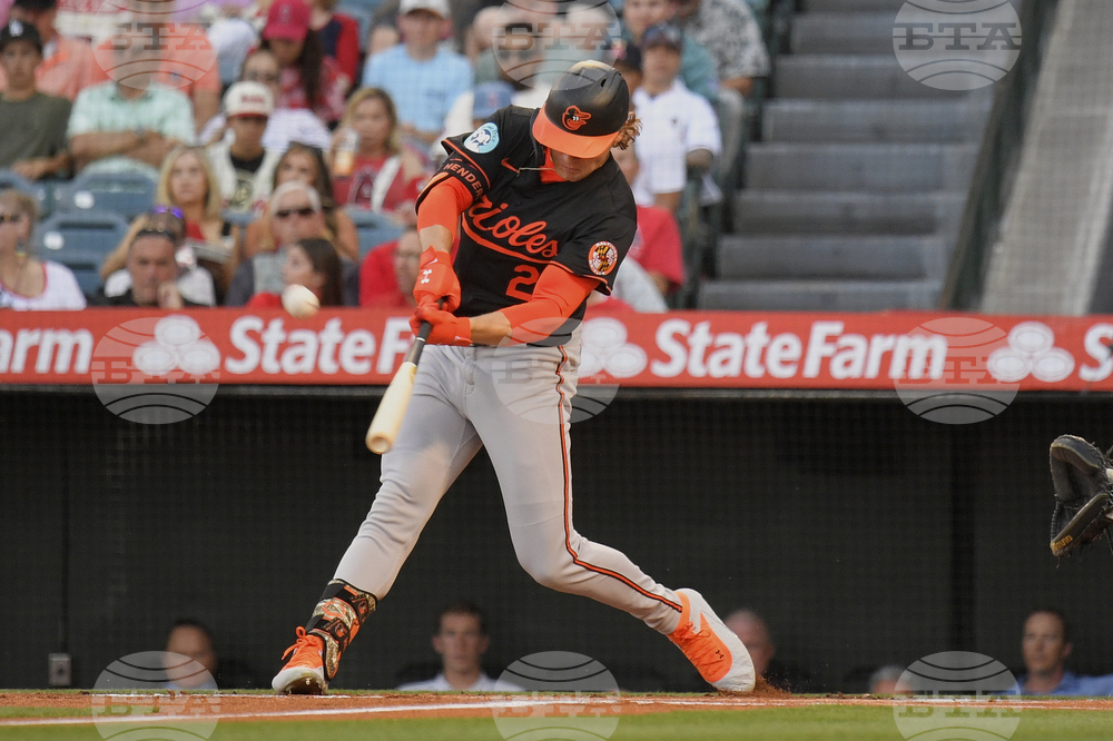 Orioles Angels Baseball