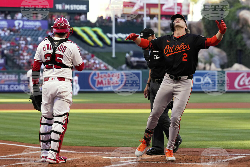 Orioles Angels Baseball