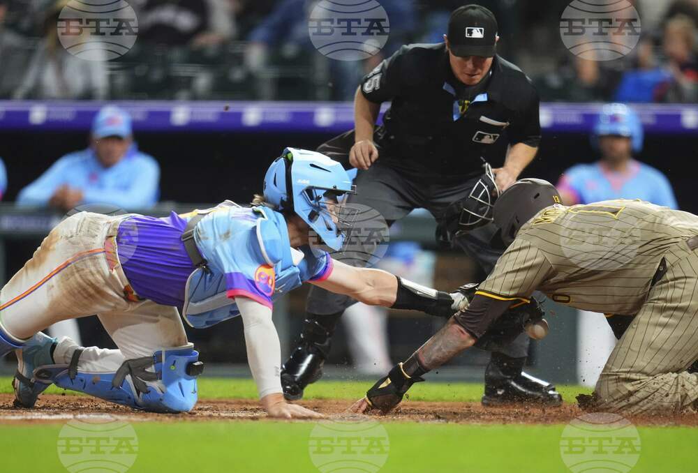 Padres Rockies Baseball