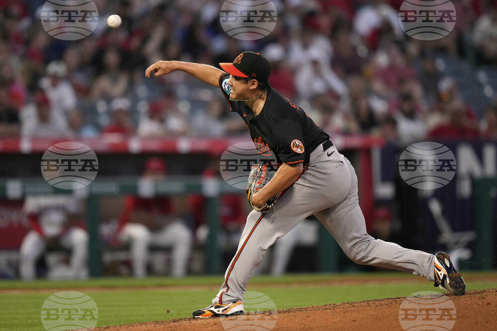Orioles Angels Baseball