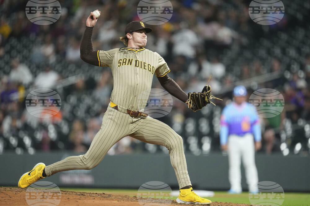 Padres Rockies Baseball