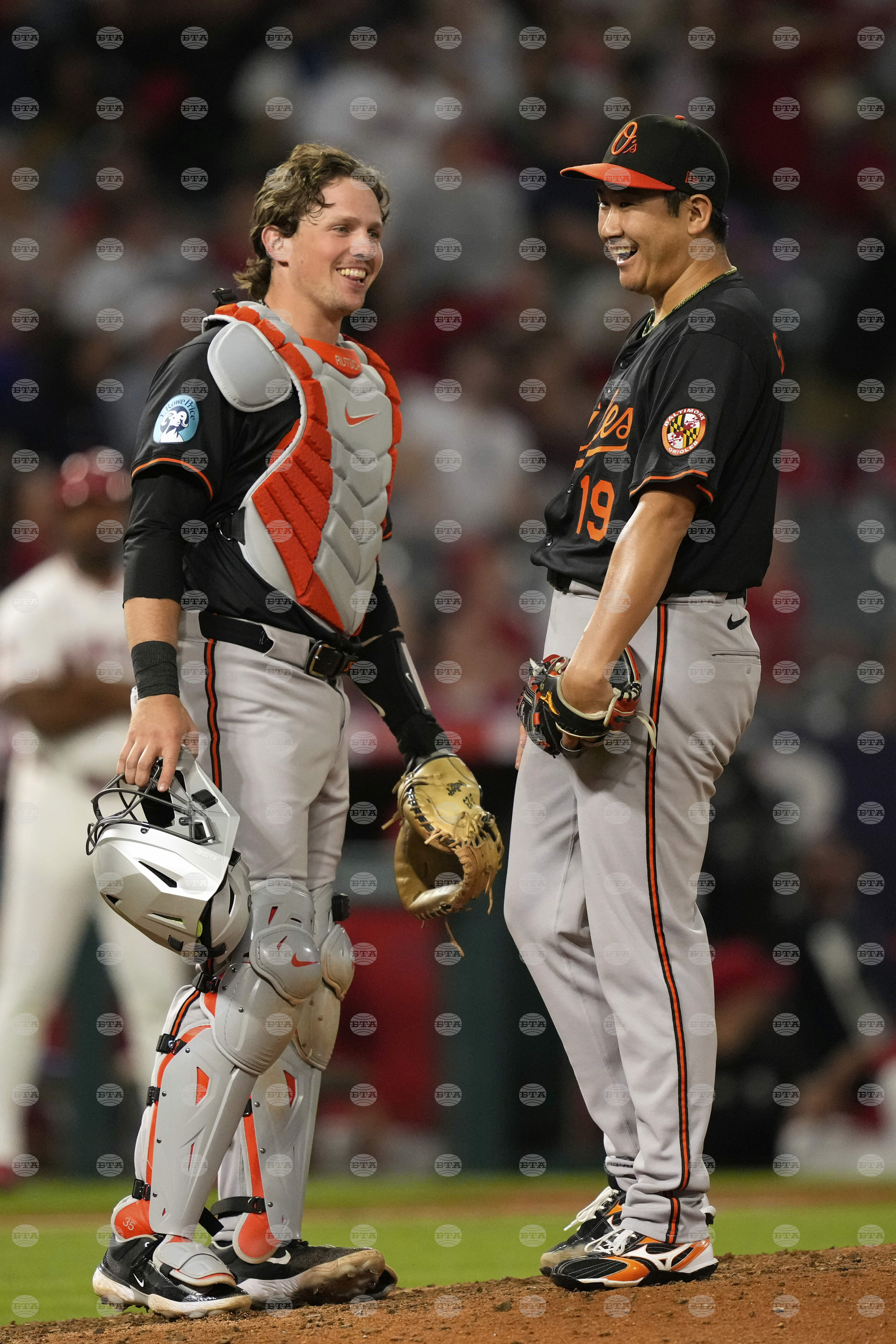 Orioles Angels Baseball