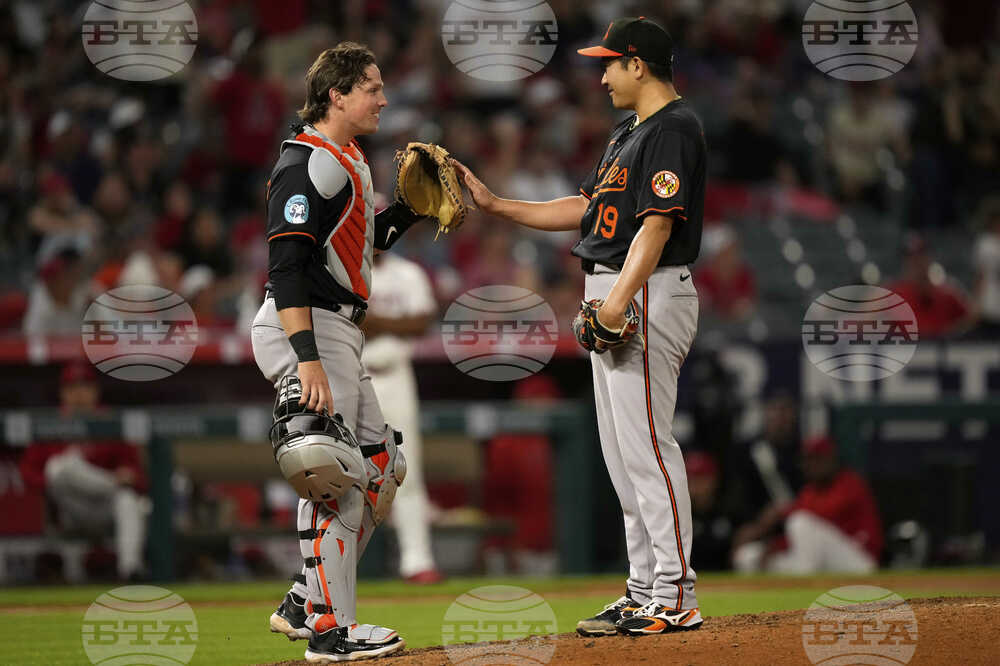 Orioles Angels Baseball