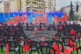 Албания - Социалистическа партия - заключителен митинг