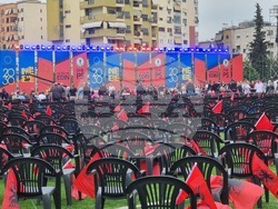 Албания - Социалистическа партия - заключителен митинг