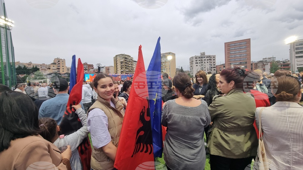 Албания - Социалистическа партия - заключителен митинг