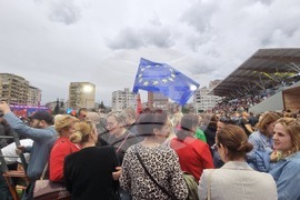 Албания - Социалистическа партия - заключителен митинг