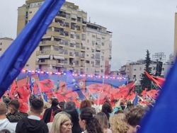 Албания - Социалистическа партия - заключителен митинг