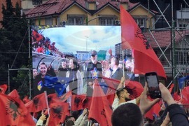 Албания - Социалистическа партия - заключителен митинг