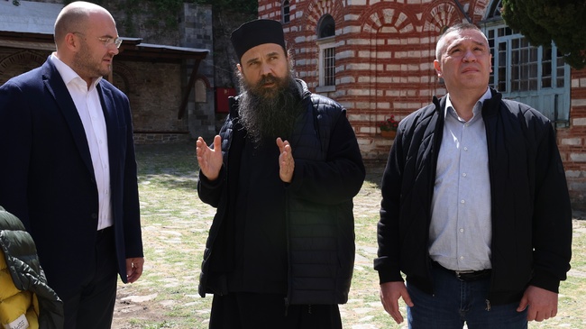 Bulgarian State Delegation Arrives on Mount Athos