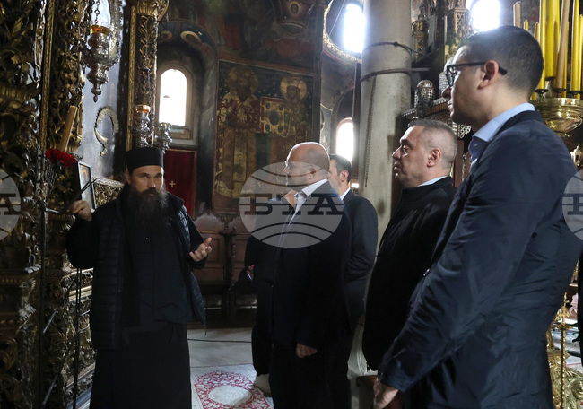 Гърция - Света Гора - Българска делегация - посещение