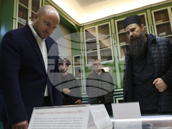 Гърция - Света Гора - Българска делегация - библиотека - посещение