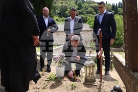 Гърция - Света Гора - Българска делегация - архимандрит Амвросий