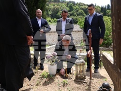 Гърция - Света Гора - Българска делегация - архимандрит Амвросий