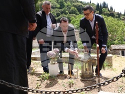 Гърция - Света Гора - Българска делегация - архимандрит Амвросий