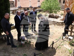 Гърция - Света Гора - Българска делегация - архимандрит Амвросий