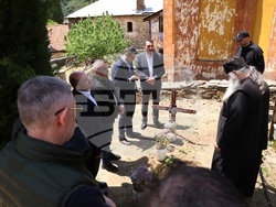 Гърция - Света Гора - Българска делегация - архимандрит Амвросий