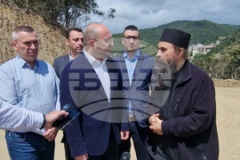 Гърция - Света Гора - Българска делегация - брифинг