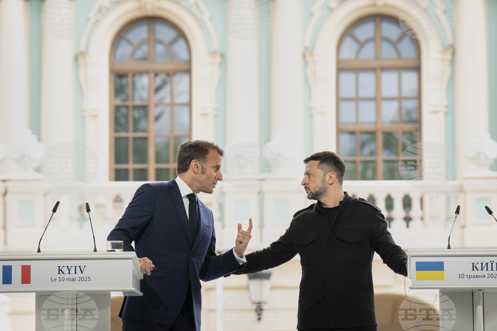Зеленски ще се срещне с Макрон в Париж в понеделник