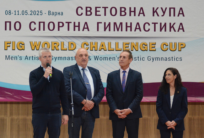 Кметът Благомир Коцев откри Световната купа по спортна гимнастика във Варна