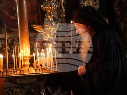 Гърция - Света Гора - Зографски манастир - вечерна молитва