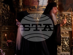 Гърция - Света Гора - Зографски манастир - вечерна молитва