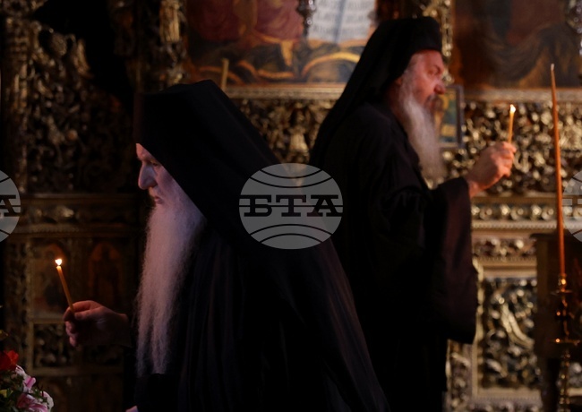 Гърция - Света Гора - Зографски манастир - Българска делегация - вечерна молитва