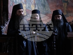 Гърция - Света Гора - Зографски манастир - вечерна молитва