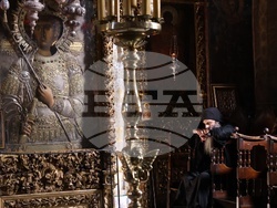 Гърция - Света Гора - Зографски манастир - вечерна молитва