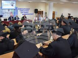 Висшето училище по сигурност и икономика връчи дипломите на випуска за 2025 година. Снимка: ВУСИ