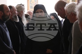 Гърция - Света Гора - Зографски манастир - Българска делегация - вечерна молитва