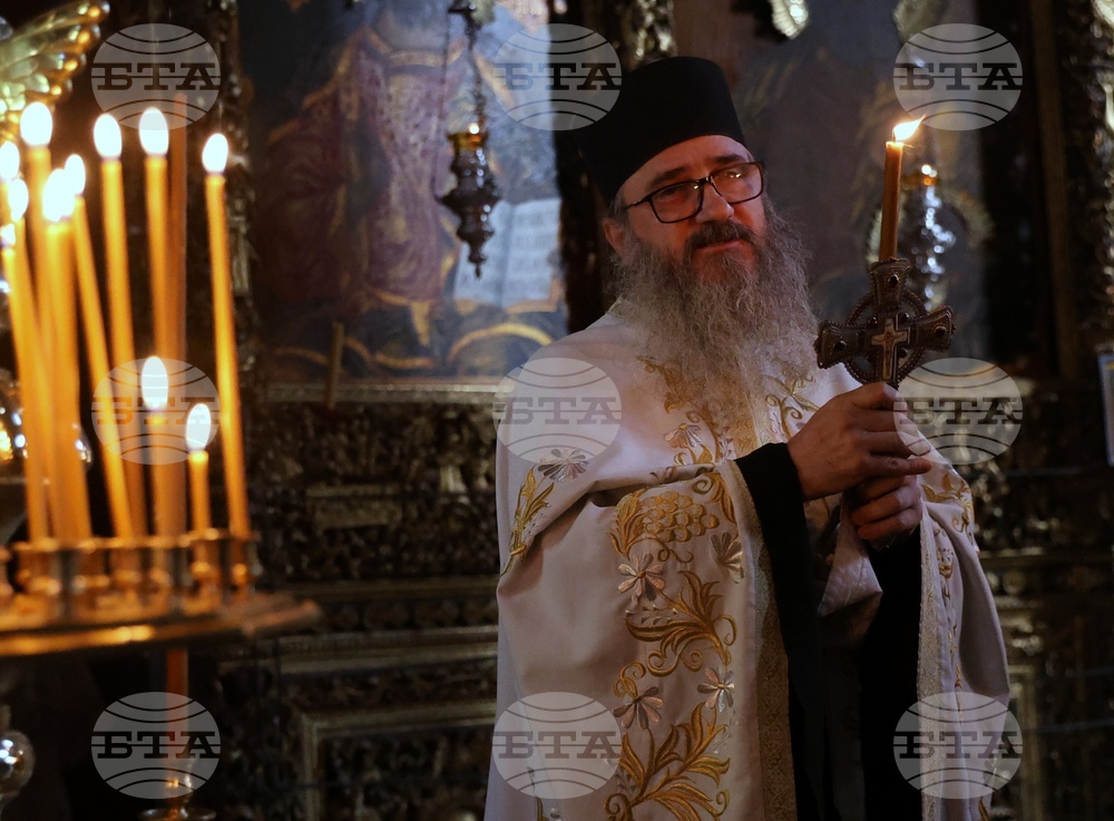Гърция - Света Гора - Зографски манастир - Българска делегация - вечерна молитва