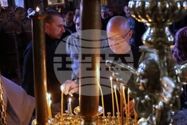 Гърция - Света Гора - Зографски манастир - Българска делегация - вечерна молитва