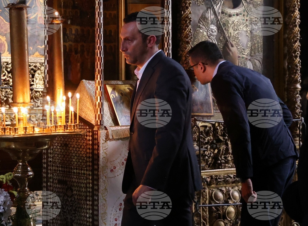 Гърция - Света Гора - Зографски манастир - Българска делегация - вечерна молитва