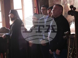 Гърция - Света Гора - Зографски манастир - Българска делегация - вечерна молитва