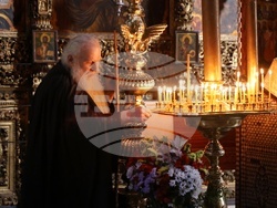 Гърция - Света Гора - Зографски манастир - Българска делегация - вечерна молитва