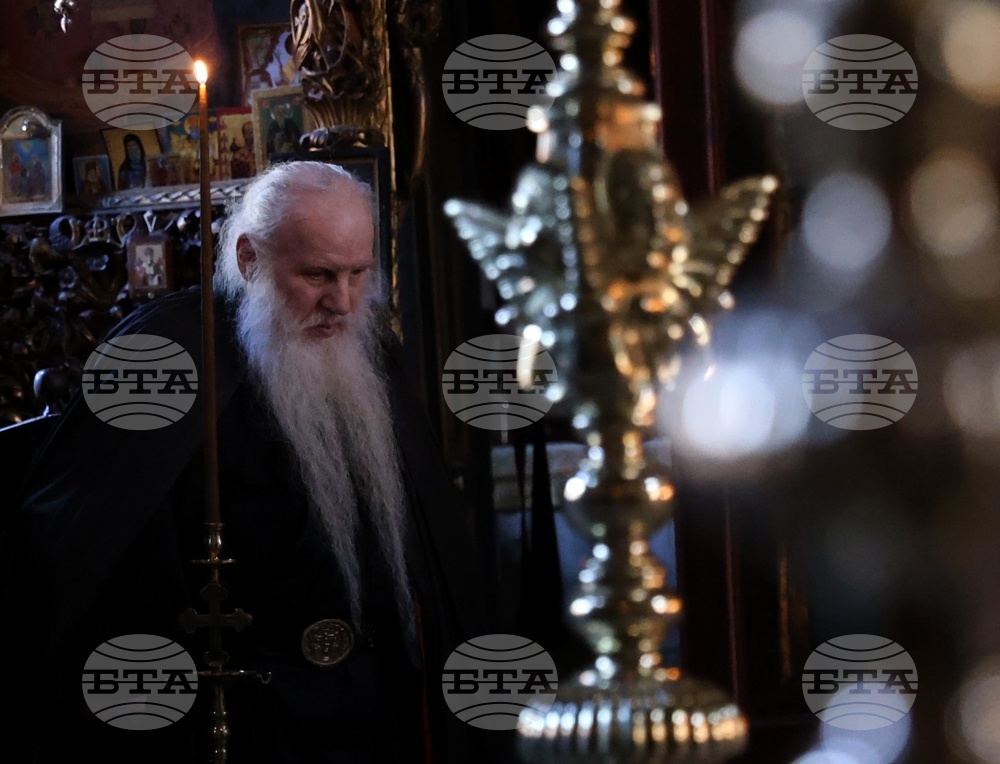 Гърция - Света Гора - Зографски манастир - Българска делегация - вечерна молитва