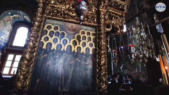 Вечерна молитва беше отслужена в Зографския манастир в Света гора