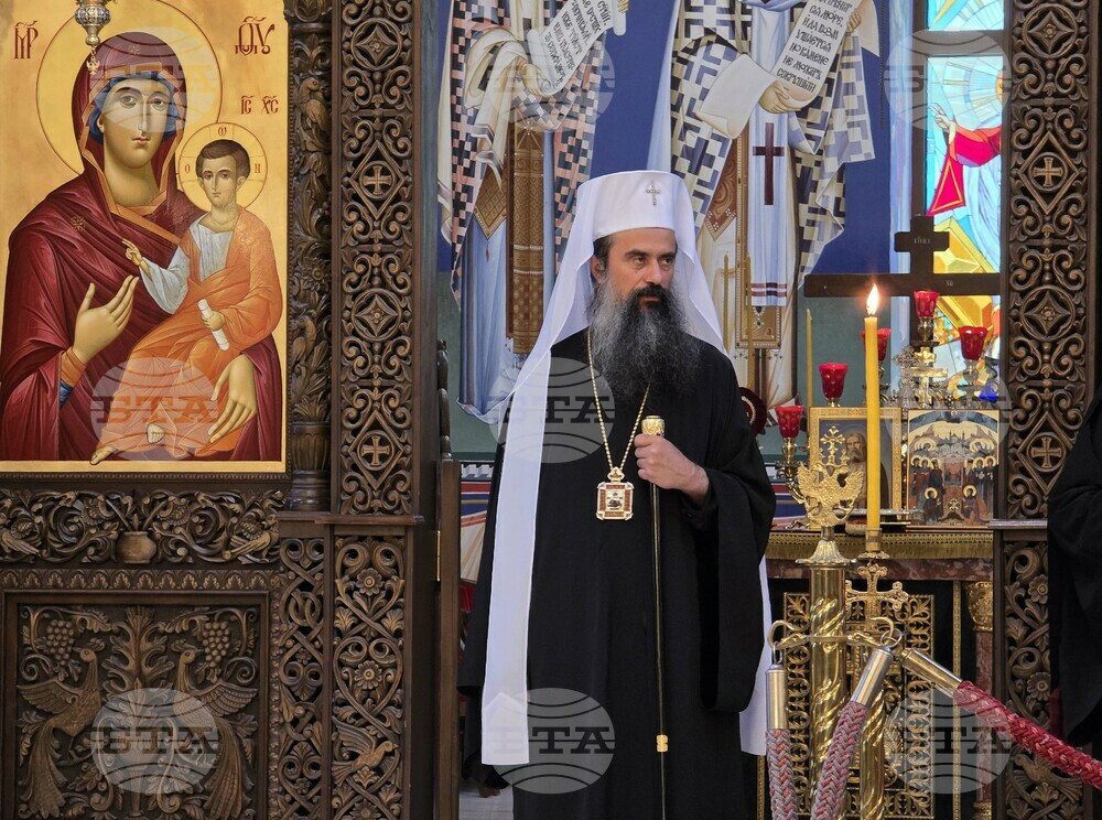 Ловеч - патриарх Даниил - вечерня