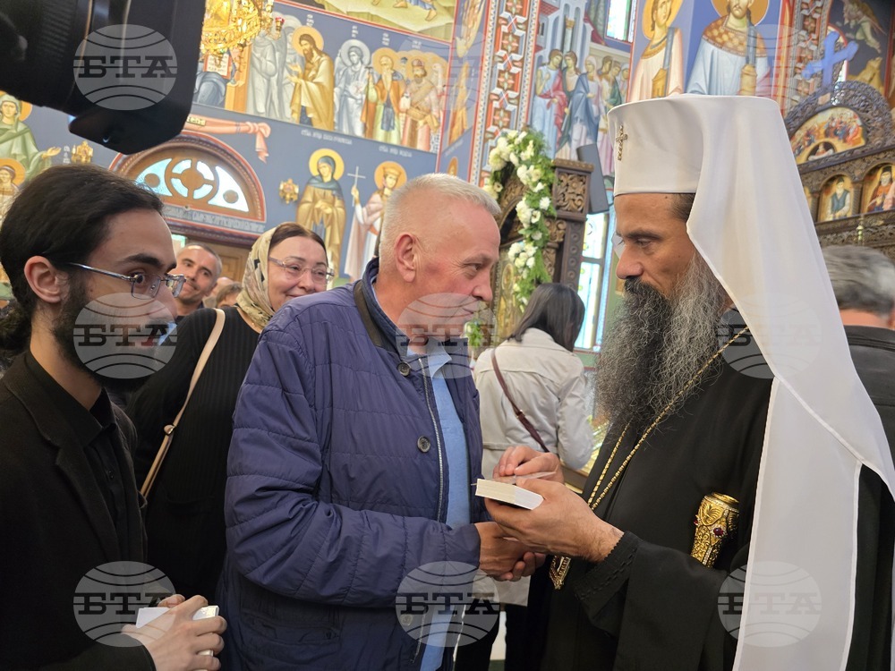 Ловеч - патриарх Даниил - вечерня