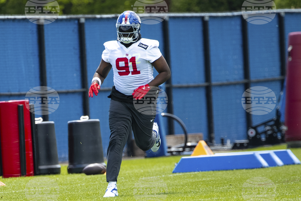 Giants Rookie Camp Football