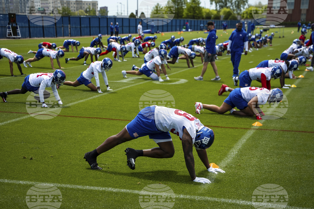 Giants Rookie Camp Football