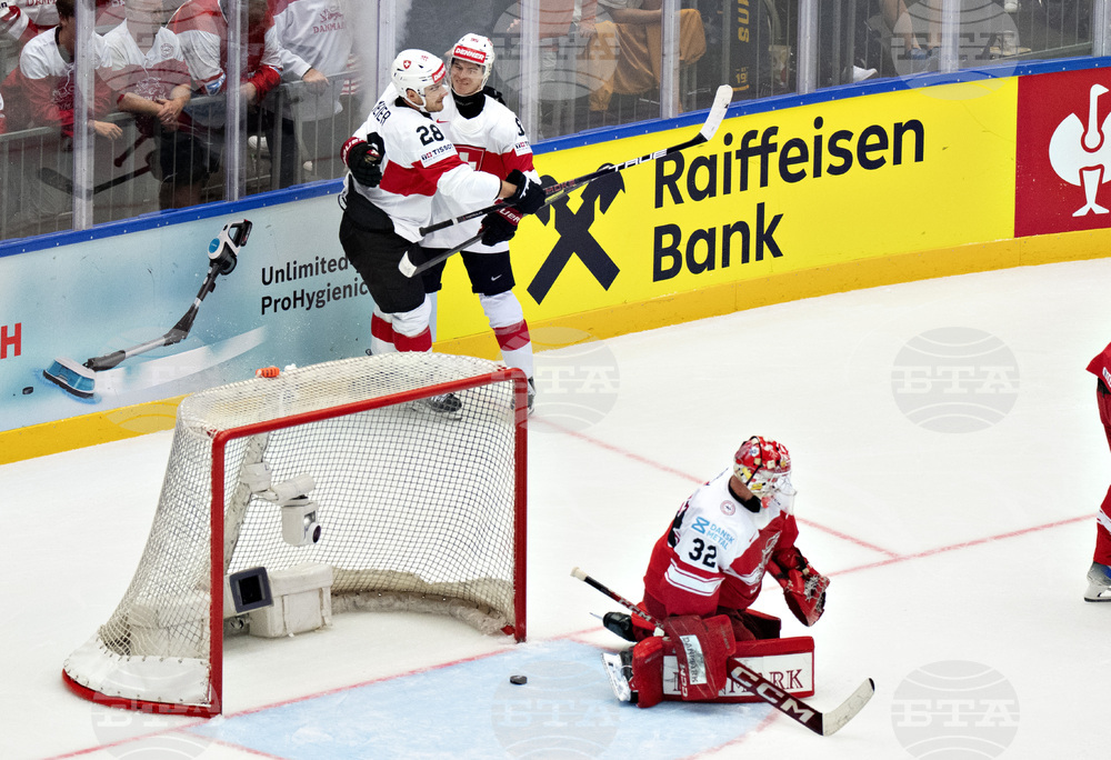 Швейцария се поздрави с първи успех на световното първенство по хокей на лед след победа над домакина Дания