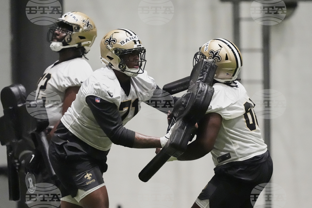 Saints Rookie Camp Football