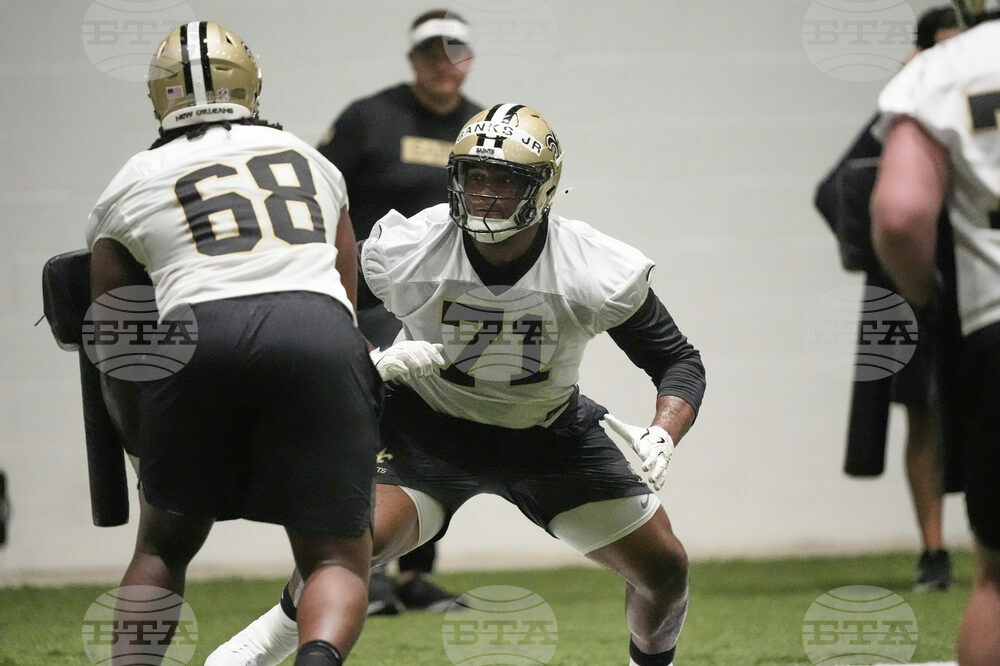 Saints Rookie Camp Football