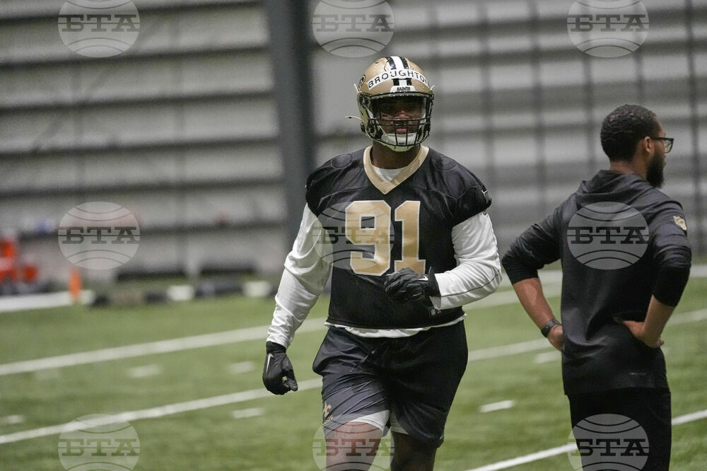 Saints Rookie Camp Football