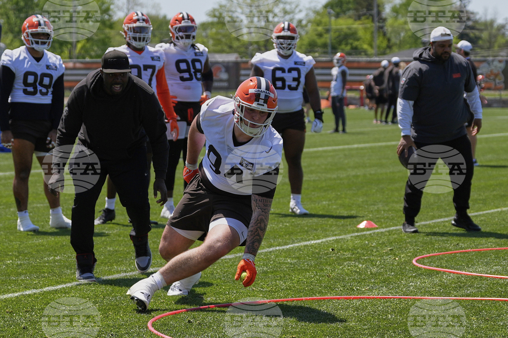 Browns Rookie Camp Football