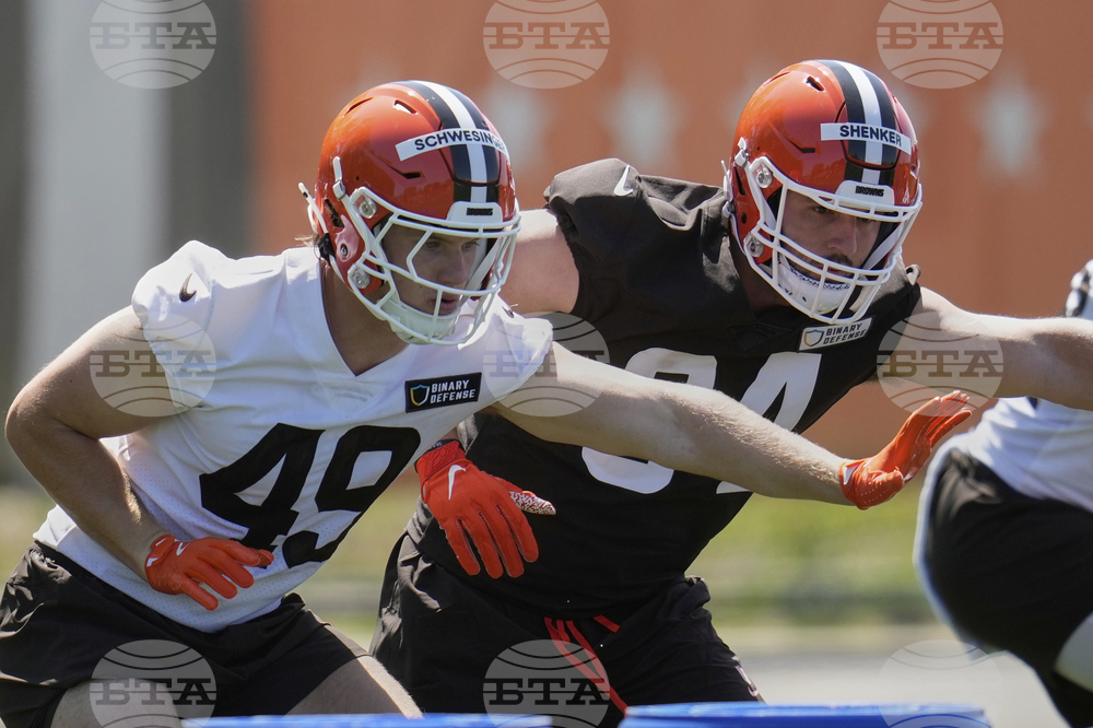 Browns Rookie Camp Football